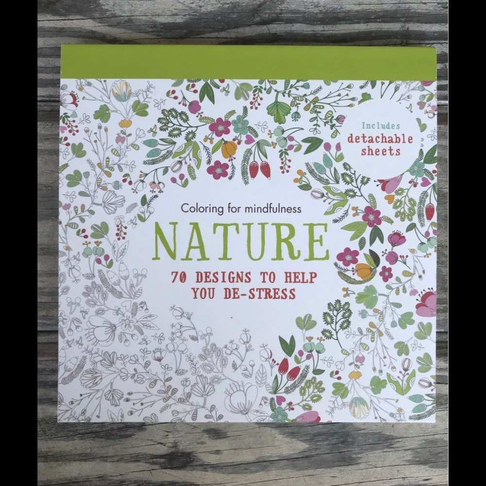 Brand New Nature:70 Designs To Help You De-Stress (Coloring for mindfuln…